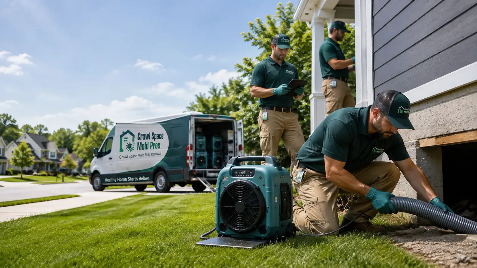 Crawl Space Mold Removal in Longmeadow, MA